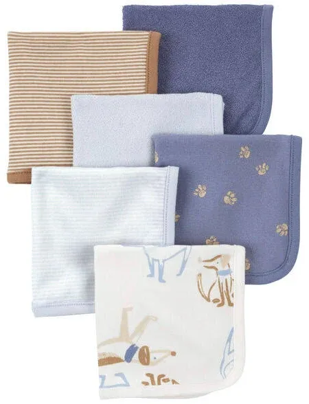 Carter's 6-Pack Baby Wash Cloths