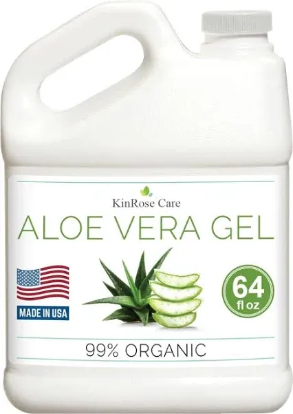 KinRose 12oz Organic Aloe Vera Gel