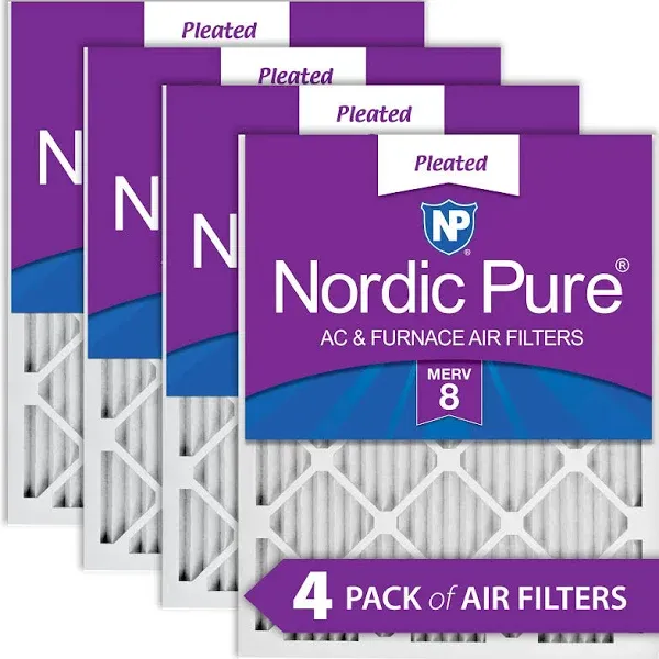 Nordic Pure Air Filters MERV Pleated