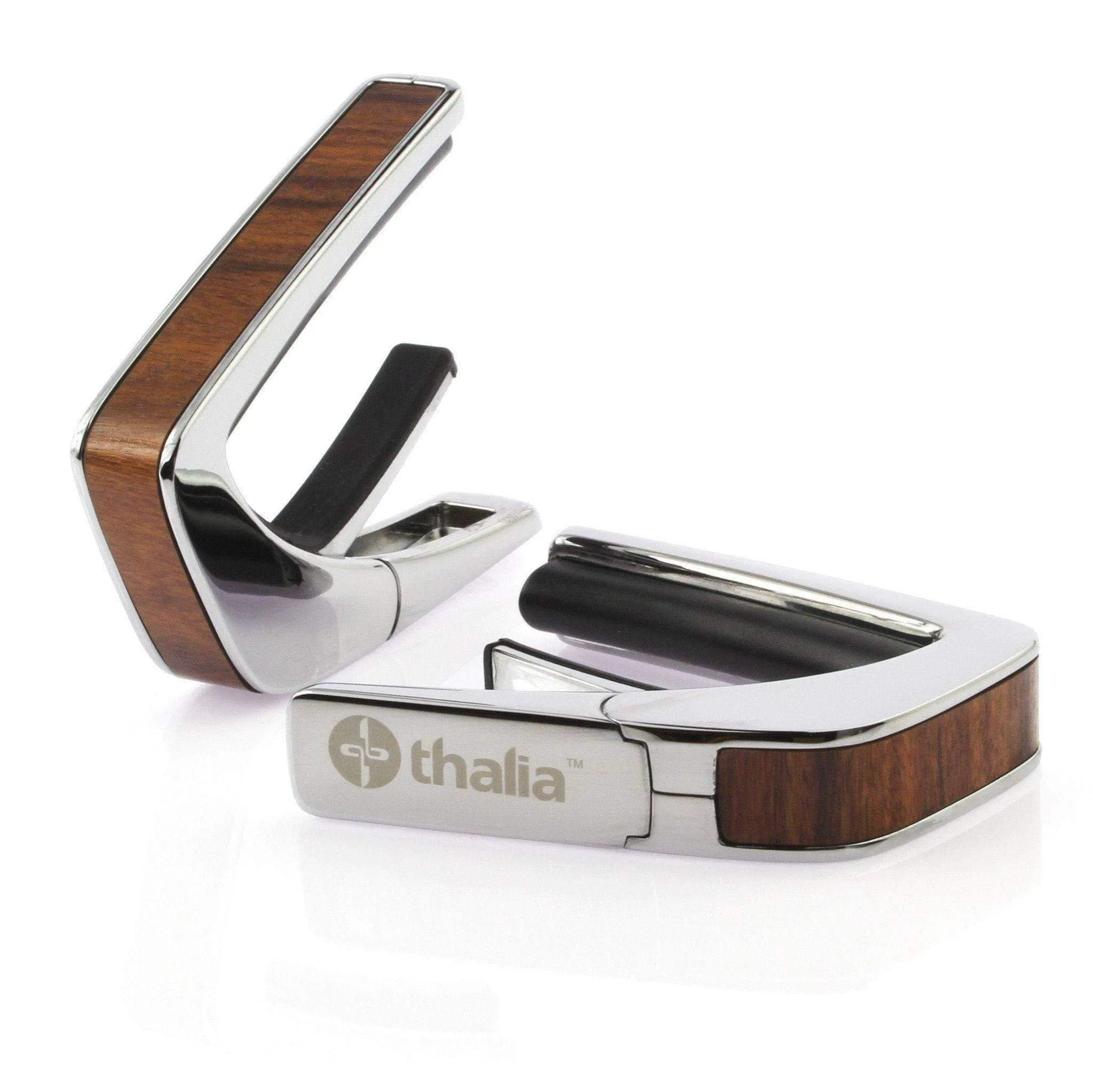 Thalia Exotic Series Chrome Guitar Capo Santos Rosewood