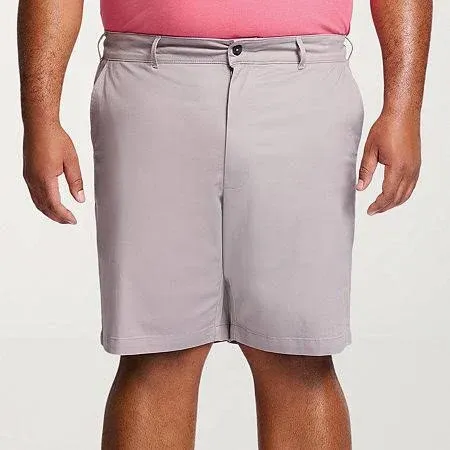 IZOD Mens Big & Tall Saltwater Flat Front Chino Shorts