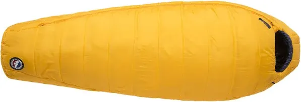 Big Agnes Lost Dog 0 Degree Sleeping Bag, Men&#039;s, Regular, Yellow/Navy Brand New