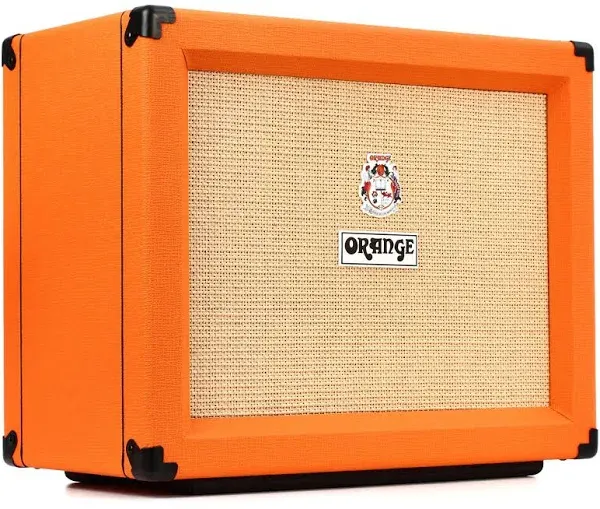 Orange Amplifiers PPC112C 1x12 60W Closed-Back Guitar Speaker Cabinet - Black Bundle w/Instrument Cable and Austin Bazaar Polishing Cloth