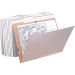 Flat Storage File Folders - Stores Items up to 18&#34; x 24&#34;, Pack of 10