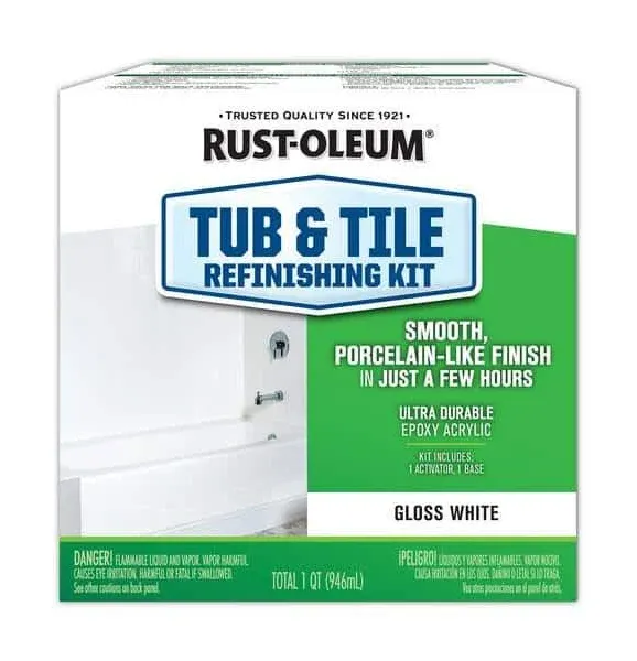 Rust-Oleum 7860519 Tub and Tile Refinishing Kit