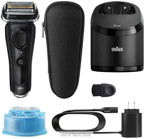 Braun Series 9 Full Wet and Dry Self Cleaning Shaver