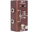 Kmise ABY PedalBox Line Selector AB SwitchElectric Guitar Effects Pedal Mini ...