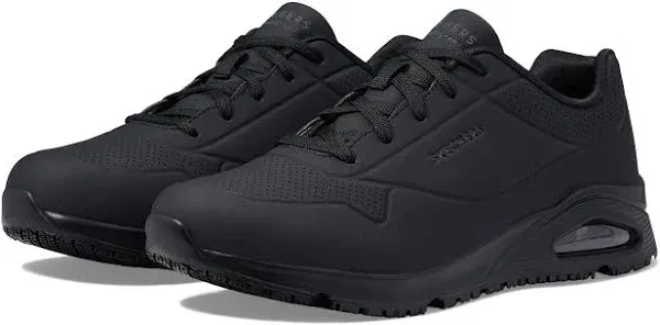 Skechers Work Uno SR - Sutal Work Shoe 8.5 Men's Black