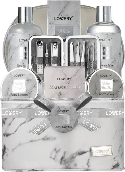 Lovery 19pc Relaxation Pampering Self Care Baskets for Women