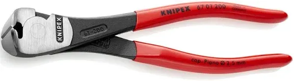 KNIPEX - 67 01 200 Tools - High Leverage End Cutting Nippers (6701200)