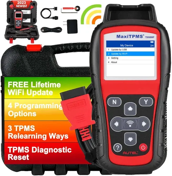 Autel USA TS508WF 700090 MaxiTPMS Scan Tool with Soft Case