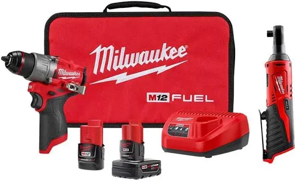 Milwaukee Tool 3403-20 M12 Fuel 1/2 In. Drill/Driver (Tool Only)