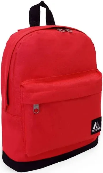 Backpack Bag Red with Black Accents