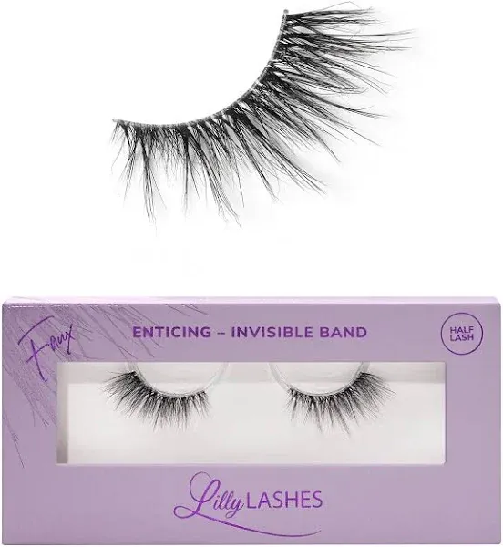 Lilly Lashes Enticing Sheer Half Band False Eyelash