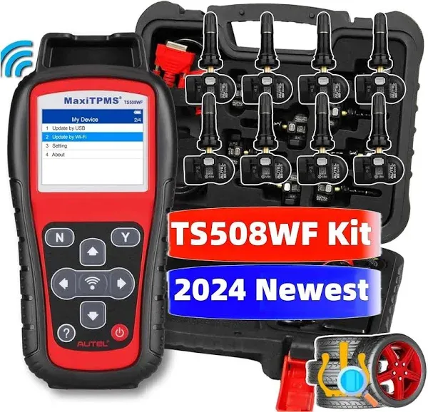 Autel TS508WFK-1 TPMS Kit: TS508WF Tool, (8) 1-Sensors | Triad Diagnostic Solutions