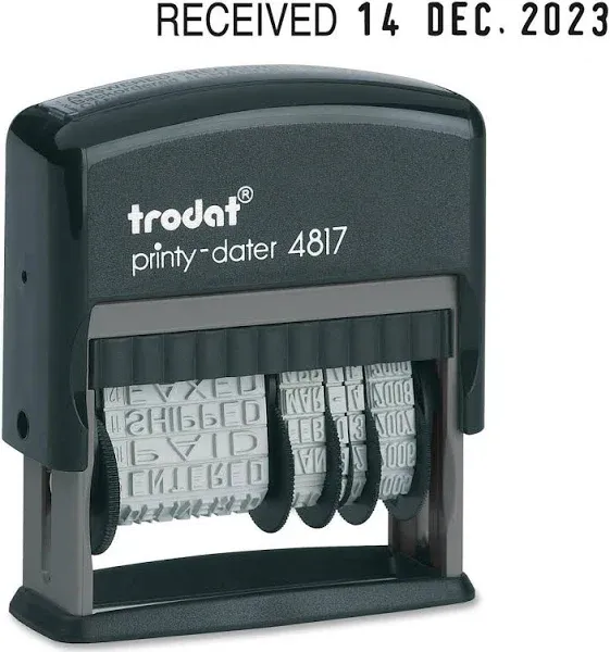 Trodat Economy 12-Message Stamp