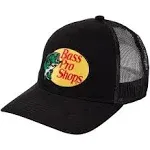 Bass Pro Shops Leaping Bass Logo Cap - Black/Black