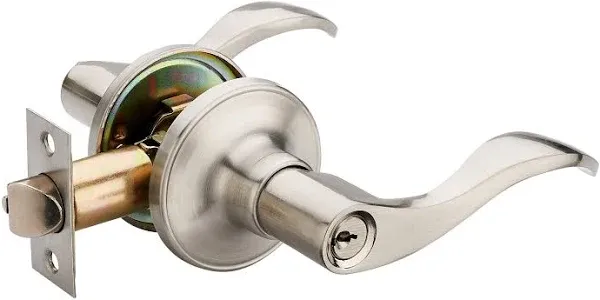 HENYIN Wave Lever Keyed Entry Door Lock/ Door Knob Hardware Wave Handle