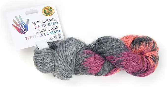 Lion Brand Yarn Wool-Ease Hand Dyed Yarn, Cosmopolitan