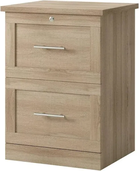 Realspace 17"D Vertical 2-Drawer File Cabinet