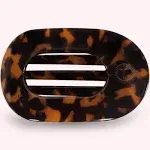 Teleties - Flat Round Clip - Medium Tortoise