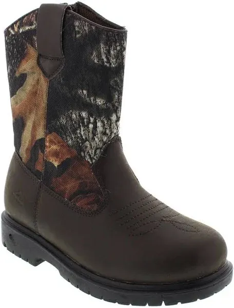 Deer Stags Boys' Tour Water Resistant Pull-on Occupational Boots