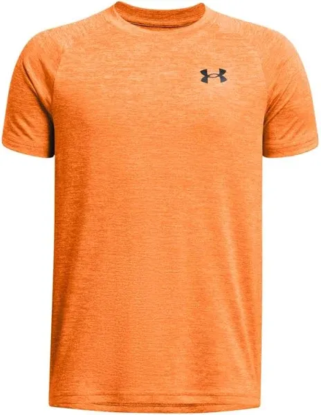 Under Armour Boys' Tech Split Logo Hybrid Short-Sleeve T-Shirt