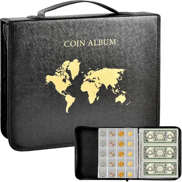 Coin Collection Book Holder Album