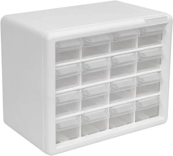 Akro-Mils 10116 16-Drawer Plastic Drawer Storage Cabinet