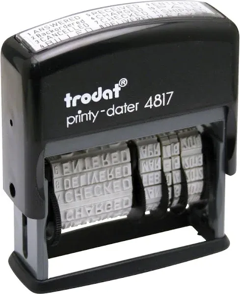 Trodat Economy 12-Message Stamp