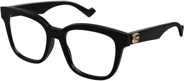 Gucci GG0958O 002 Eyeglasses Frame Women&#039;s Black/White Full Rim Square 49mm