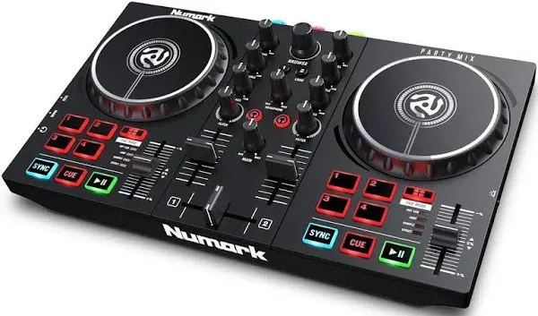 Numark Party Mix II Double Deck Controller with Party Lights