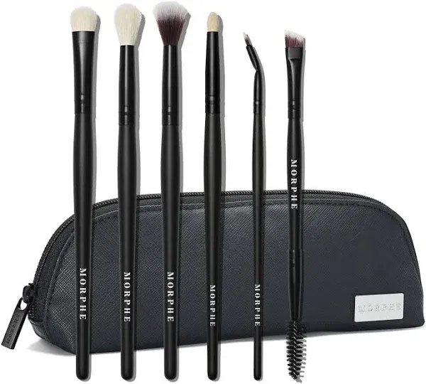 Eye Stunners 6-piece Eye Brush Collection + Bag