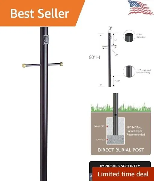 Design House 579714 Outdoor Lamp Post