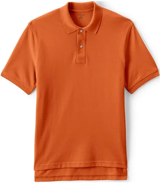 Lands' End School Uniform Short Sleeve Mesh Polo Shirt