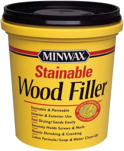 Minwax 42851000 Stainable Wood Filler, 1-Ounce 2 Pack