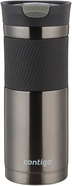 Contigo Snapseal Byron 24 Oz Stainless Steel Travel Mug Matte Black Leak Proof&#034;