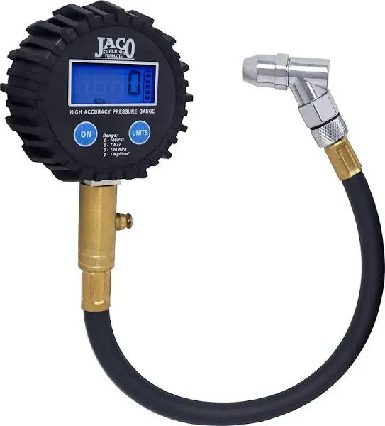 Jaco ElitePro Digital Tire Pressure Gauge - Professional Accuracy - 100 psi