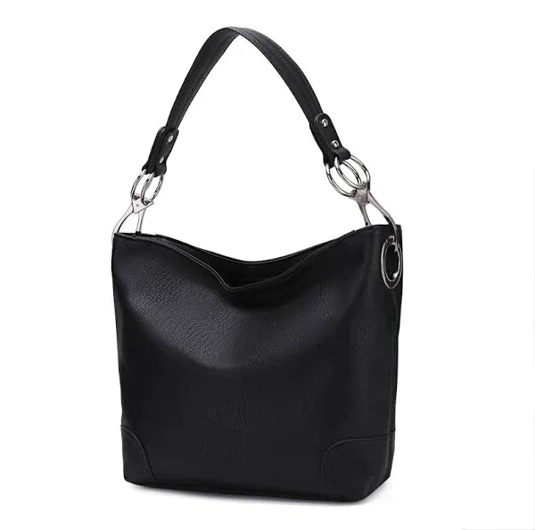 Mkf Collection by Mia K Emily Soft Vegan Leather Women's Hobo Handbag