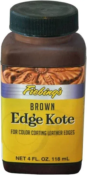 Fiebing&#039;s Edge Kote Black Flexible, Water Resistant Surface Coating Medium Gloss