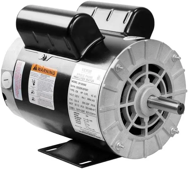 VEVOR 5HP SPL Air Compressor Electric Motor