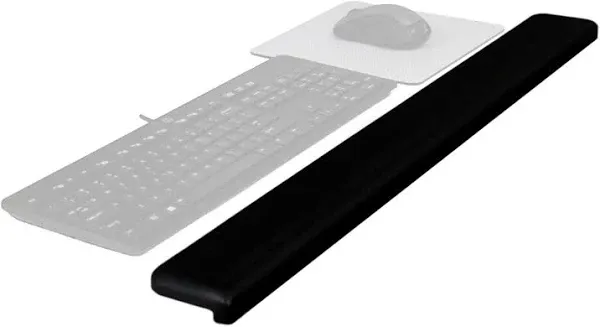 3M Gel Wrist Rest for Standing Desks, 30.13 x 3.25 x 1, Black