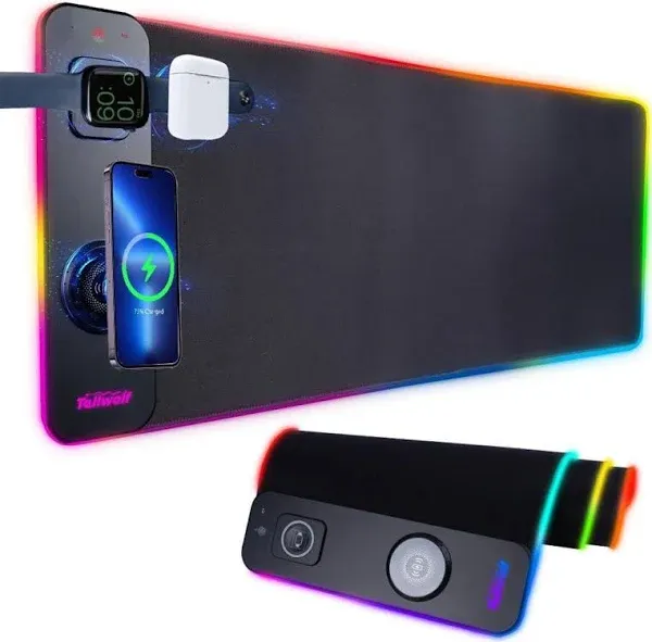 Wireless Charging RGB Gaming Mouse Pad