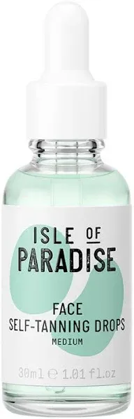 Isle of Paradise Mini Self Tanning Natural Glow Face Drops, Medium