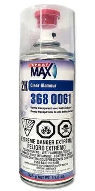 SprayMax 2K Glamour High Gloss Aerosol Clear