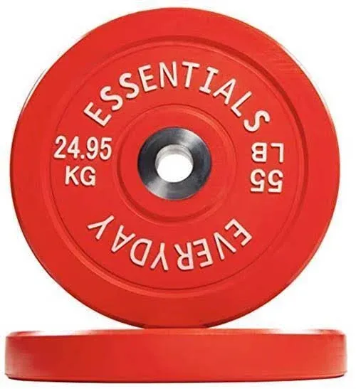 BalanceFrom Color Coded Olympic Bumper Plate Weight Plate