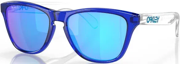 NEW Oakley FROGSKINS XS Crystal Blue PRIZM Sapphire YOUTH Sunglass J9006-34