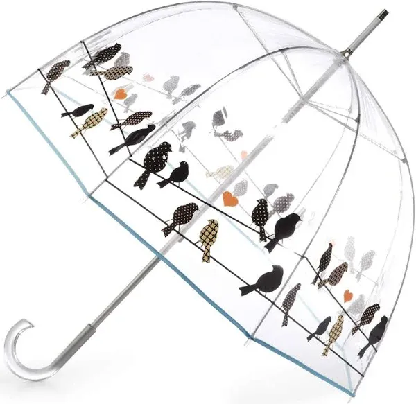 BUBBLE UMBRELLA Waterproof Canopy Windproof Rainproof Clear 51 Inch TOTES