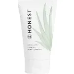 Honest Beauty Get Clarity Cream to Foam Acne Cleanser for Oily Skin Colloidal Sulfur Apple AHAs Vegan Cruelty Free 4 fl oz