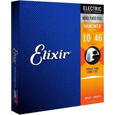 Elixir Light Nanoweb Electric Guitar Strings